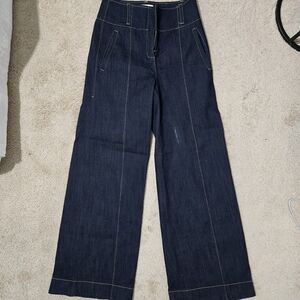 Cinq à Sept Dark Blue Denim Pants